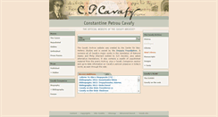 Desktop Screenshot of cavafy.com